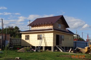 Купить щитовой дом с мансардой